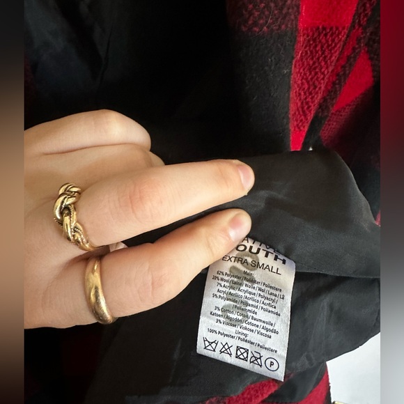 Native Youth Logger Check Plaid Jacket Size XS - Picture 3 of 7